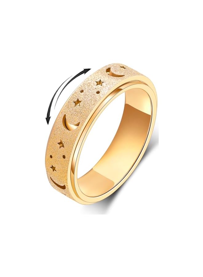 Fidget Spinner Ring Anxiety Ring for Women Fidget Rings for Anxiety Fidget Rings Anxiety Toys Anxiety Relief Ring Toys Fidget Spinner Ring Men Fidget Toys - Image 1